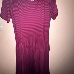 LuLaRoe Pink Midi Dress